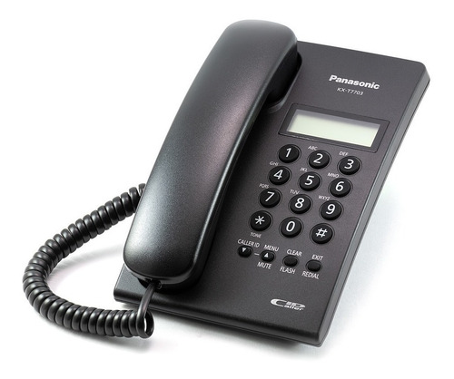 Telefono Panasonic Kx-t7703 Identificador De Llamadas Negro