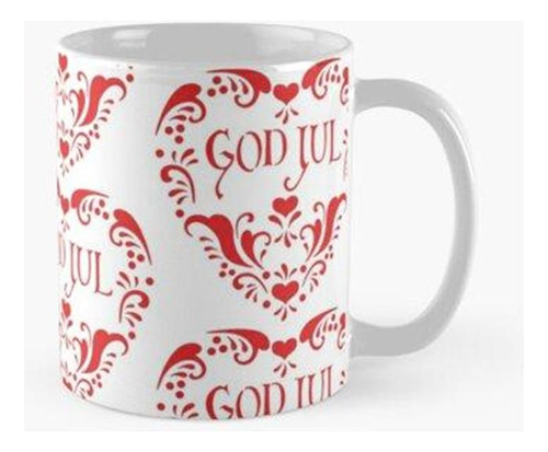 Taza Dios Jul, Navidad Escandinava Calidad Premium