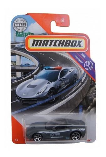 Matchbox Mbx-highway 24/100 2015 Corvette Stingray