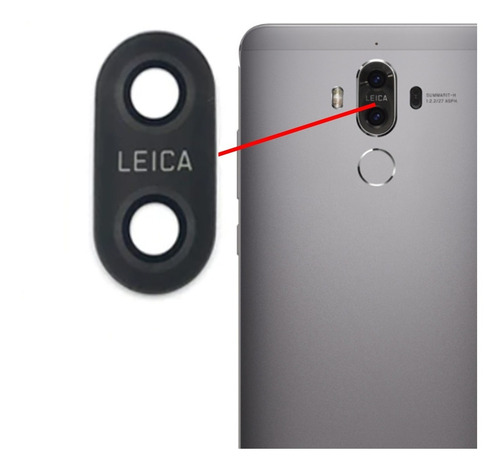 Vidrio Lente Camara Huawei Mate 9 Protector Repuesto Trasero