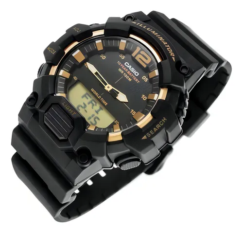 Reloj Casio Hdc 700 Dorado Memorias Alarma Sumergible 100m