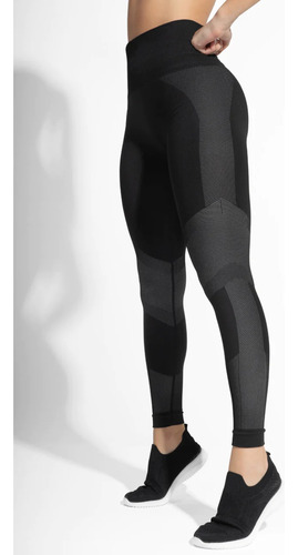 Calza Touche Black Essential Seamless 