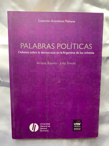 Palabras Políticas Editorial Undav 