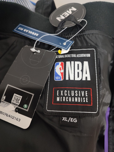 Campera Importada Chaqueta Nba Lakers (xl) Negro Xl