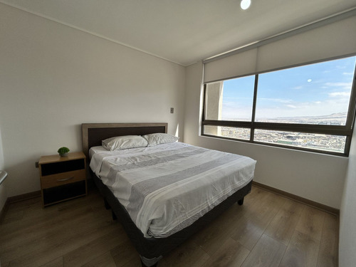 Departamento Full Amoblado 1d1b + Est., Excelente Sector Nor