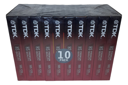 Vhs Cassettes Tdk 120 Min Videotapes 10 Pack