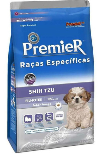 Ração Premier Raças Específicas Shihtzu Filhotes 1 Kg