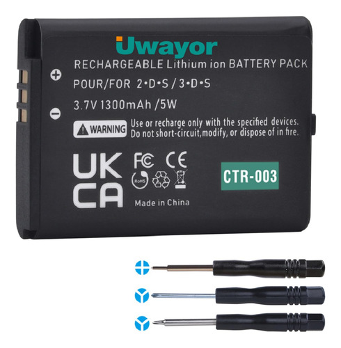 Uwayor Ctr-003 Reemplazo De Bateria Compatible Con Consola D