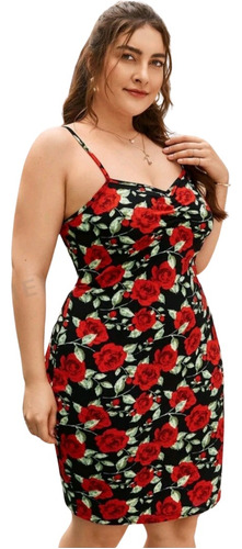 Vestido Shein Plus Size Importado Casual Mujer Tendencia 200