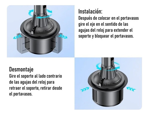 Soporte Celular Magnético Para Auto Portavasos Yesido C200