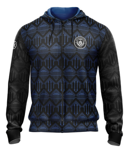 Campera Canguro Kapho Futbol Manchester City Bl Adultos