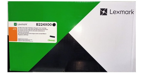 Toner Lexmark Original B224x00 Negro 6000 Pag