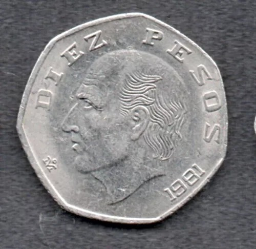 Moneda 10 Pesos 1982