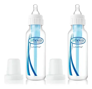 Kit D 2 Biberones Dr Browns Estándar Azul 250ml/8oz Original