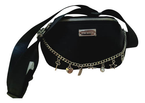 Cangurera Steven Madden Negra Original Sm84697b Negro Lisa
