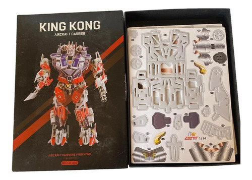 Puzzle 3d Robot King Kong Aircraft Carrier Sh-002 Zilipoo