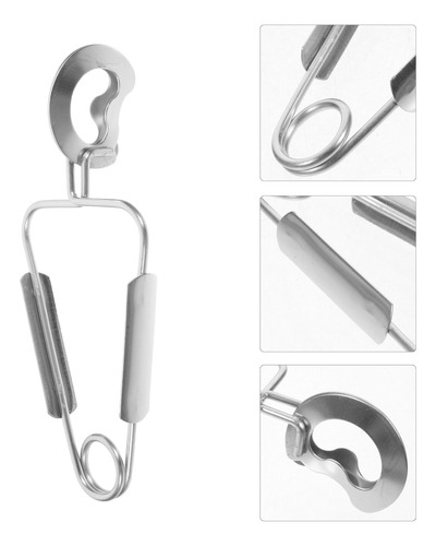 Juego De 2 Pinzas Para Caracoles De Acero Inoxidable Para Se