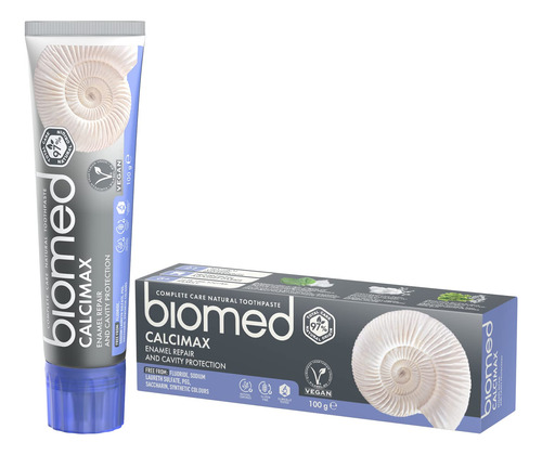 Biomed Calcimax - Pasta De Dientes Natural - Sin Sls, Sin Fl