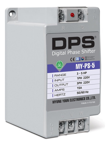 Dps Convertidor Monofásico A Trifásico Para Motores 3hp 3f