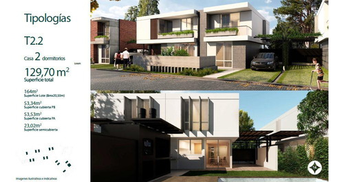 Casa En Housing Las Veras Duplex De 2 Dormitorios Con Patio Valle Escondido