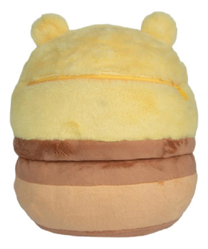 Peluche Winnie Pooh 40 Cm Cojin Y Frazada Con Broches Amarillo