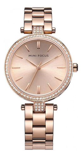 Reloj Para Mujer Mini Focus Mf0039l Mf2120ga Rosa