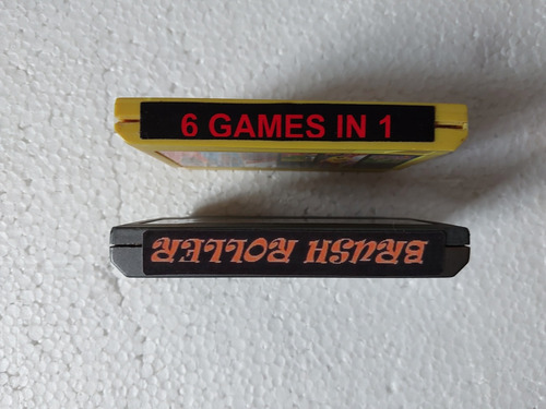 Brush Roller & 6 Games In 1 Para Nes Padrão 60 Pinos (Usado)