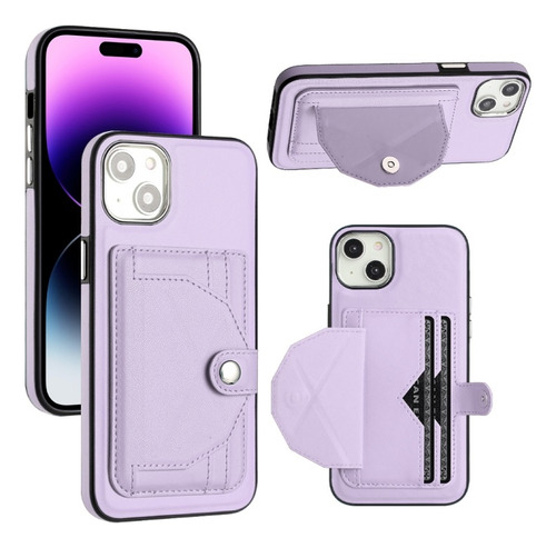 Funda De Teléfono Anticaída De Cuero Pu Para iPhone