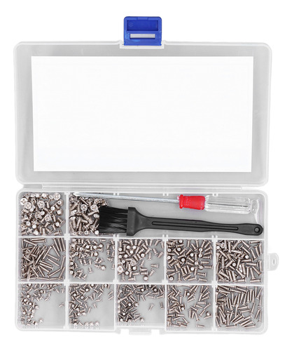 Computer Screws Assortment Kit 600pcs Micro Flat Head M2