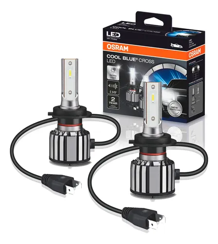 Lâmpada Led Farol Alto Onix Plus 20/22 Cool Blue Cross H7 | Frete