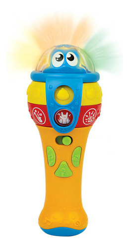 Micrófono Infantil Inalámbrico C/luces Ritmos Sonidos Winfun Color Multicolor