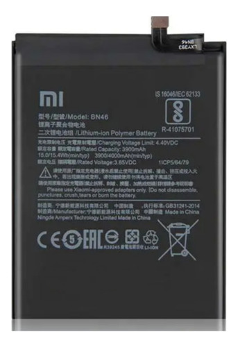 Bateria Xiaomi Redmi 7 Bn46 30dia Gtia Tienda 