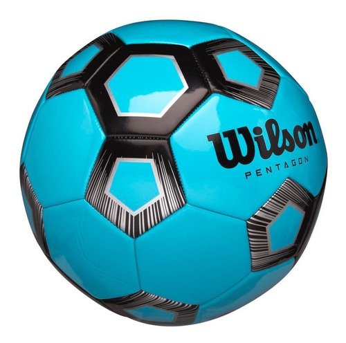 Imagen 3 de 4 de Balón Futbol Wilson Pentagon Tamaño 5 Azul // Bamo