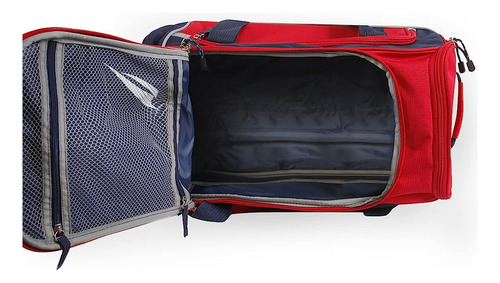 Nautica Submariner 22 Duffel, Red/navy