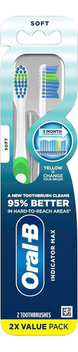 Cepillos De Dientes Oral-b Indicator Color Collection, Suave