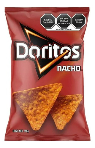 4 Pzas Botana Sabritas Doritos Nacho Con Queso Sabor Chile 1