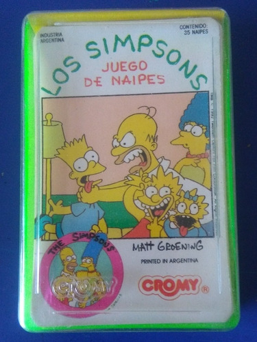 Naipes Cromy Los Simpsons