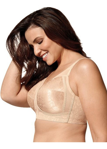 Sostén Sin Barba, Reductor, Marca Playtex, Talla 40 B, Nude