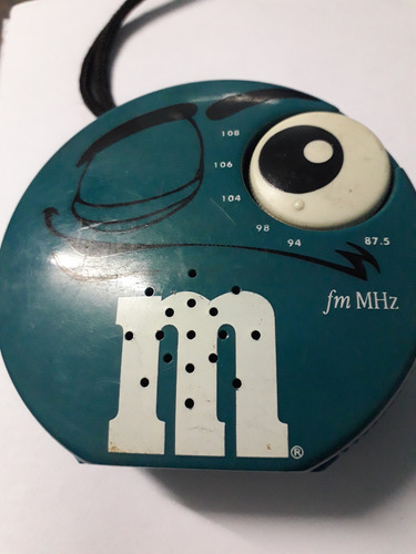 Antigüa Radio M&m Coleccionable Funciona (Usado)