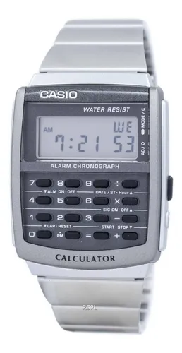Reloj Casio Hombre Mujer Calculadora Ca 506 Impacto Online