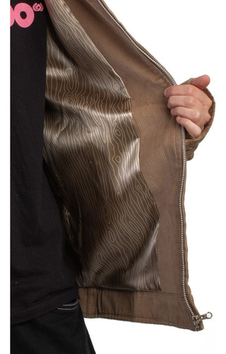 Imagen 3 de 7 de Campera Woodoo Coupe Cord -beige