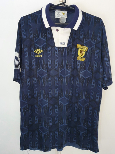 Camiseta Seleccion Escocia Titular Umbro 1991 Made In Uk