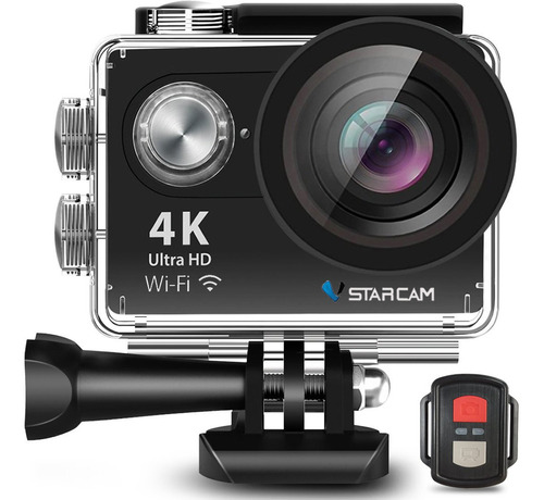 Camara Deportiva Sumergible Ultra Hd 4k 16mp Wifi + Control Remoto Con Accesorios Video Filmadora Vstarcam