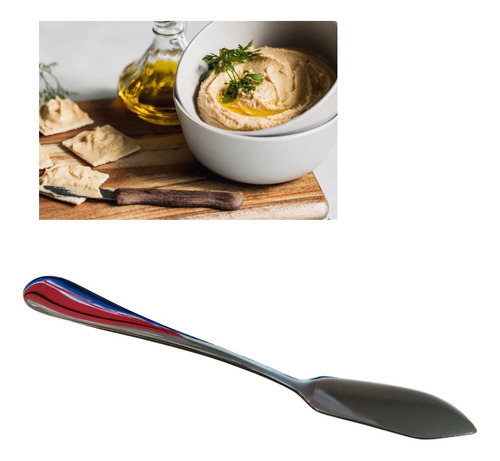 Cuchillo Para Mantequilla Botana (dip) Acero Inoxidable 2 Pz