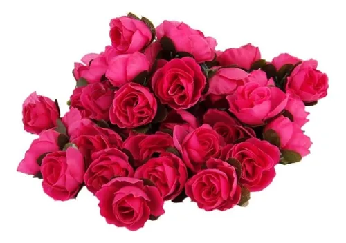 comprar Rosas Artificiales Goohochy De Seda Con Tallos Rosas, 60 Pzs