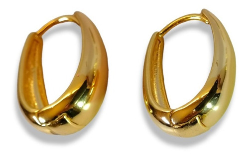 Aretes Arracadas Elegantes Amelia Dorado Oro Laminado 