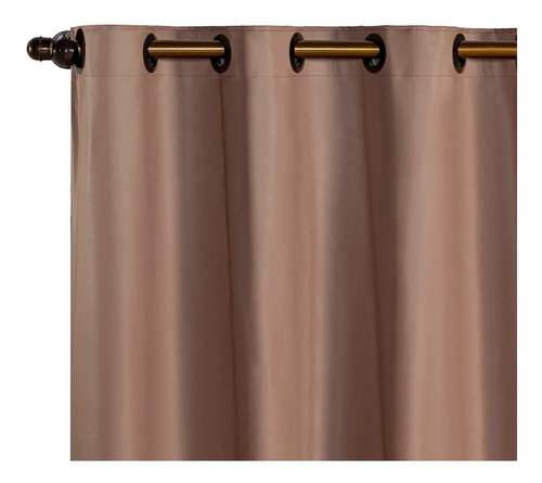 Cortina Blackout Pvc Corta 100 % A Luz 2,80 X 1,60 Premium Cor Chocolate