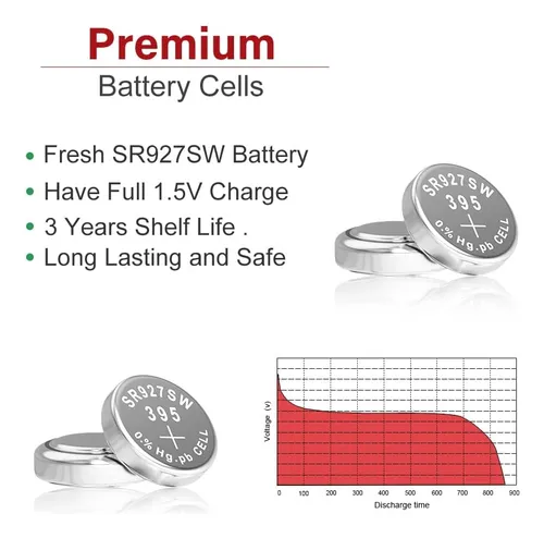 Sr927sw 1.5v Button Battery 395 Ag7 For Watch Battery C...