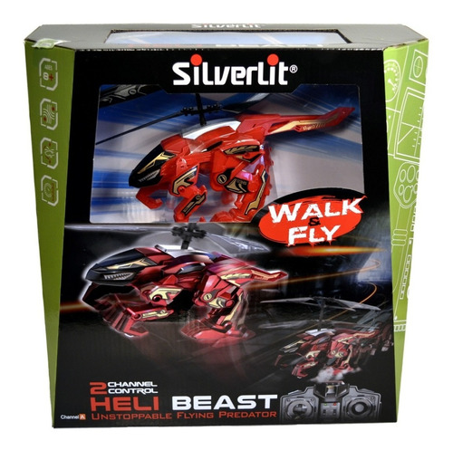 Helicóptero Heli Beast Rc Camina Y Vuela - Silverlit