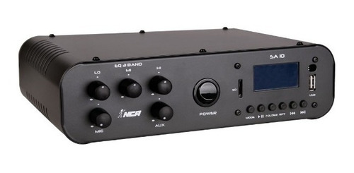 Imagem 5 de 9 de Receiver Amplificador Sa10 Fm Usb Bt Som Ambiente Nca Full